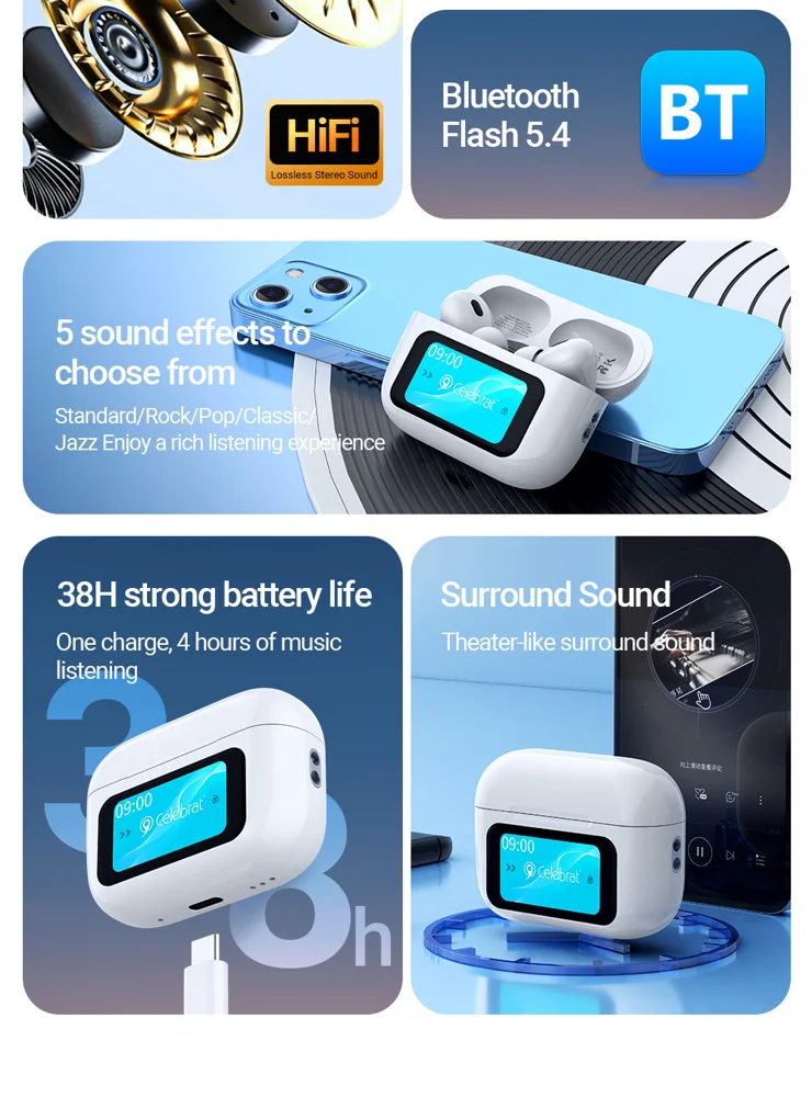 Celebrat W63 ANC Earbuds